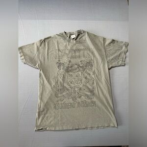 distressed Led Zeppelin Band T-shirt Stairway To Heaven Mens Large
